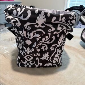 Black and White Patterned Tote Bag
